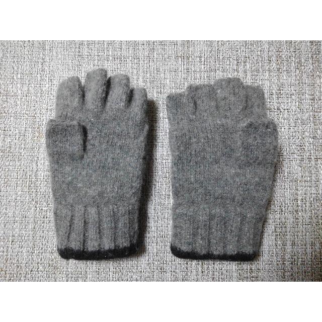 MUJI (無印良品)(ムジルシリョウヒン)のMitten Gloves ミトン グローブ　半指手袋　美品♪♪ レディースのファッション小物(手袋)の商品写真