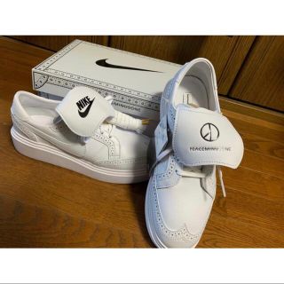 ピースマイナスワン(PEACEMINUSONE)のPEACEMINUSONE Nike Kwondo1 White 27.5cm(スニーカー)