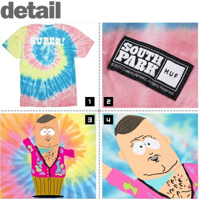 HUF(ハフ)のHUF Tシャツ M SOUTH PARK SP BIG GAY レインボー メンズのトップス(Tシャツ/カットソー(半袖/袖なし))の商品写真