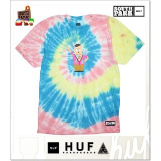 ハフ(HUF)のHUF Tシャツ M SOUTH PARK SP BIG GAY レインボー(Tシャツ/カットソー(半袖/袖なし))