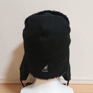 L 新品 KANGOL Wool Ushanka パイロットキャップ 黒