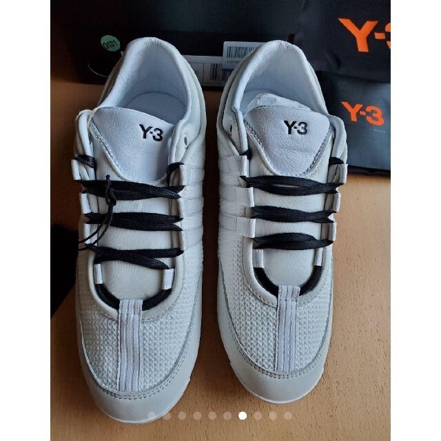 【新品】Y-3 レザースニーカー　ホワイト　24.5cm 6