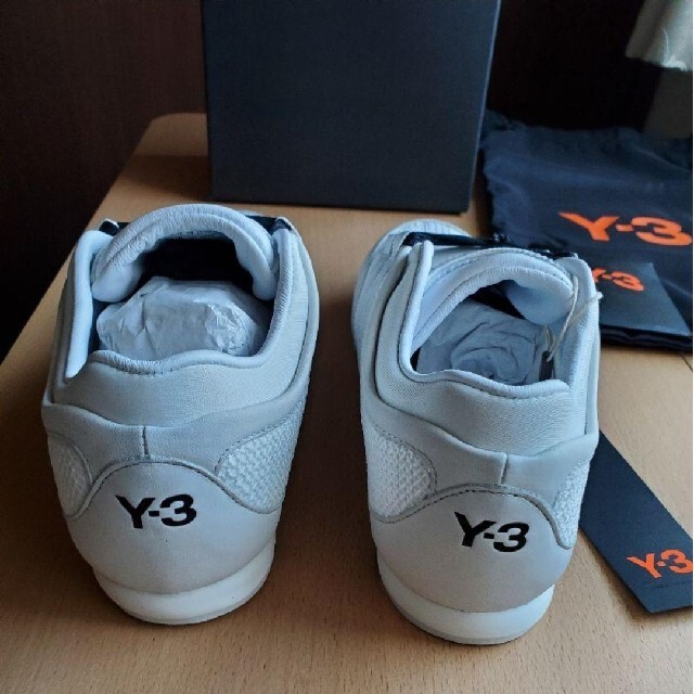 Y-3 - 【新品】Y-3 レザースニーカー ホワイト 24.5cmの通販 by