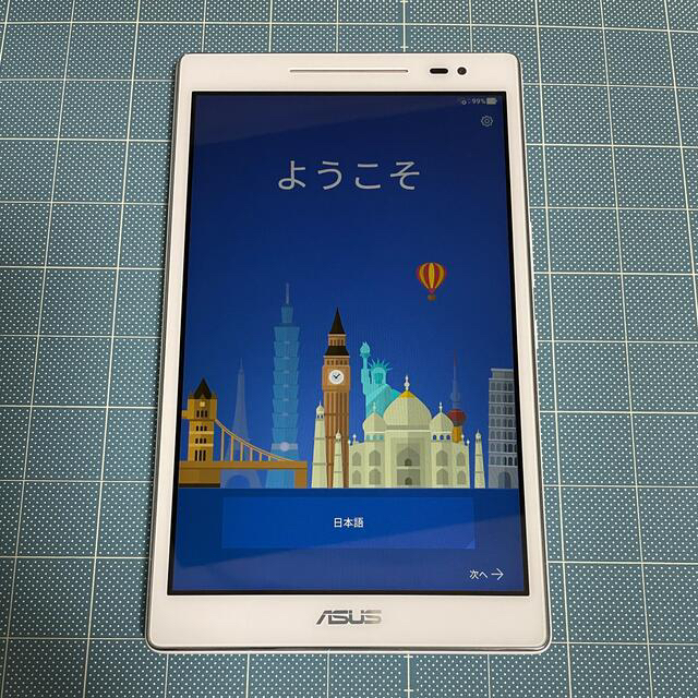 ASUS(エイスース)のASUS ZenPad 8.0 ホワイト スマホ/家電/カメラのPC/タブレット(タブレット)の商品写真