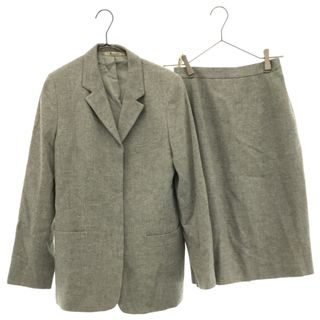 アクアスキュータム(AQUA SCUTUM)のAquascutum アクアスキュータム ウール　セットアップスカートスーツ　無地　グレー　(セット/コーデ)