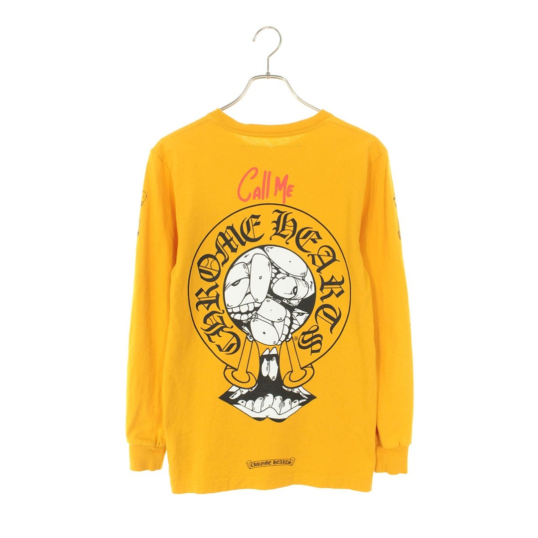 Chrome Hearts(クロムハーツ)のクロムハーツ PPO mustard LS MATTY BOYバックプリント長袖カットソー メンズ XS メンズのトップス(Tシャツ/カットソー(七分/長袖))の商品写真