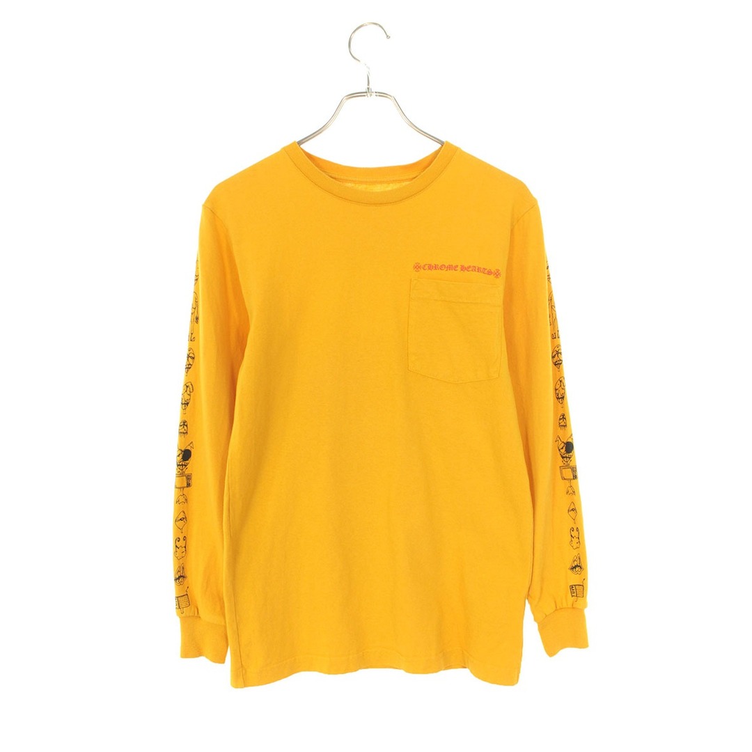 クロムハーツ PPO mustard LS MATTY BOYバックプリント長袖カットソー  メンズ L