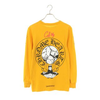 クロムハーツ(Chrome Hearts)のクロムハーツ PPO mustard LS MATTY BOYバックプリント長袖カットソー メンズ XS(Tシャツ/カットソー(七分/長袖))