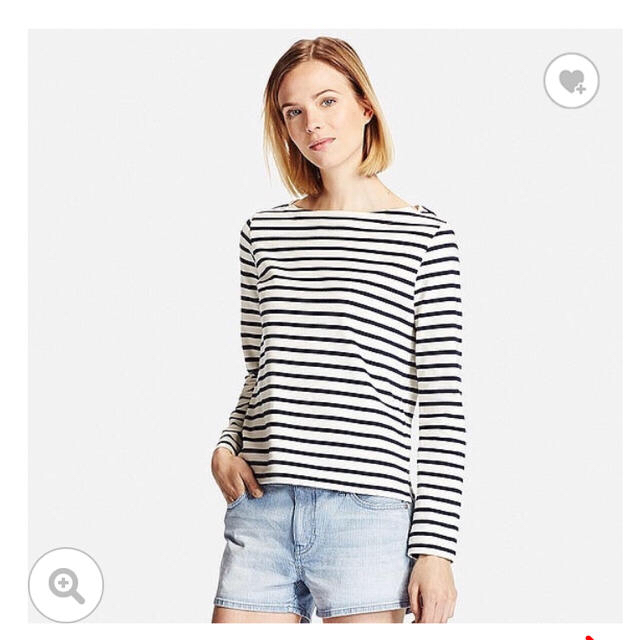 UNIQLO(ユニクロ)のスイ 様専用　ボーダーT 2枚 レディースのトップス(Tシャツ(長袖/七分))の商品写真