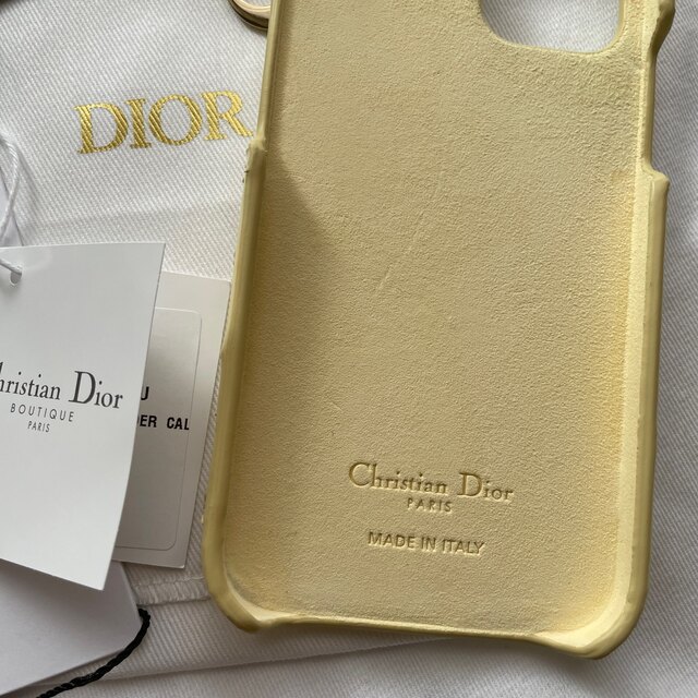 Christian Dior - 【日本限定】LADY DIOR IPHONE 12 PROケース ペール