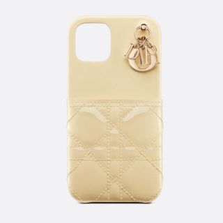 【日本限定】LADY DIOR IPHONE 12 PROケース ペールイエロー 【日本限定】LADY DIOR IPHONE 12 PROケース ペールイエロー