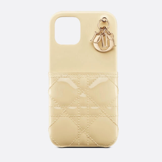 クリスチャンディオール(Christian Dior)の【日本限定】LADY DIOR IPHONE 12 PROケース ペールイエロー(iPhoneケース)
