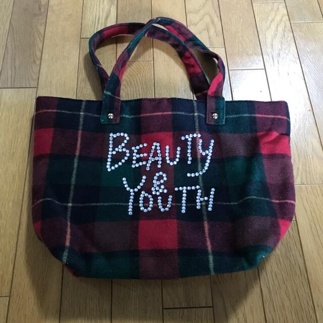 BEAUTY&YOUTH UNITED ARROWS(ビューティアンドユースユナイテッドアローズ)のBEAUTY＆YOUTH  フェルト手提げバッグ レディースのバッグ(トートバッグ)の商品写真