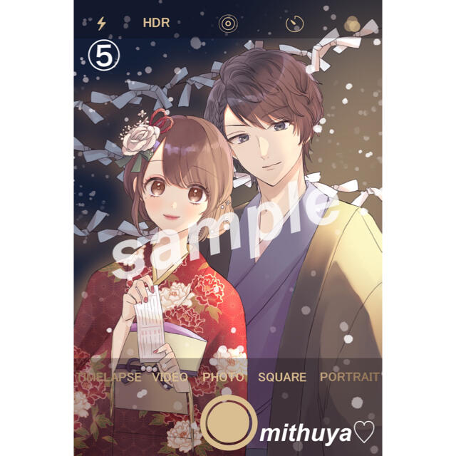 超歓迎人気 イラストオーダー 構図固定の通販 by 三ツ矢's shop|ラクマ 新作特価
