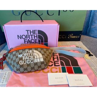 グッチ(Gucci)のTHE NORTH FACE×GUCCI ウエストバッグ 限定品 ボディバッグ (ボディーバッグ)