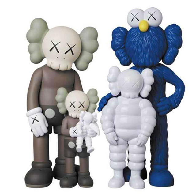 KAWS FAMILY BROWN/BLUE/WHITE