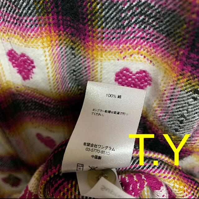 ツです유 Supreme - Supreme 16SS Hearts Plaid Flannel Shirtの通販 by T.Y-01's プロフ必読shop｜シュプリームならラクマ わない