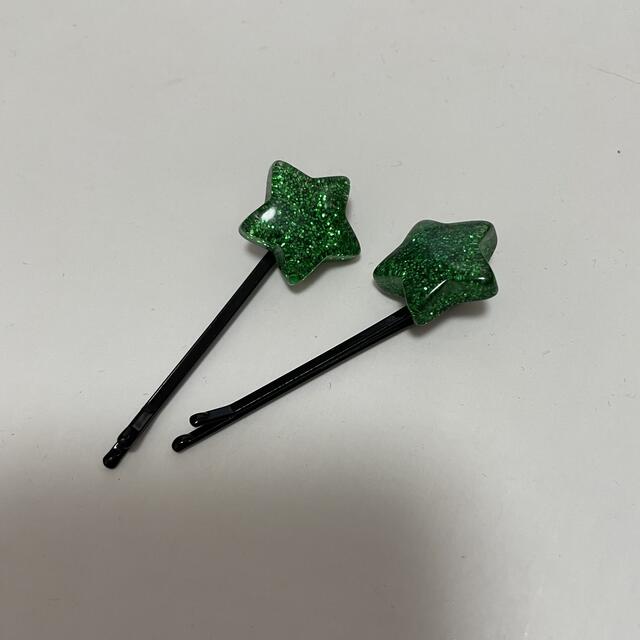 claire's(クレアーズ)のhair clip green  レディースのヘアアクセサリー(ヘアピン)の商品写真