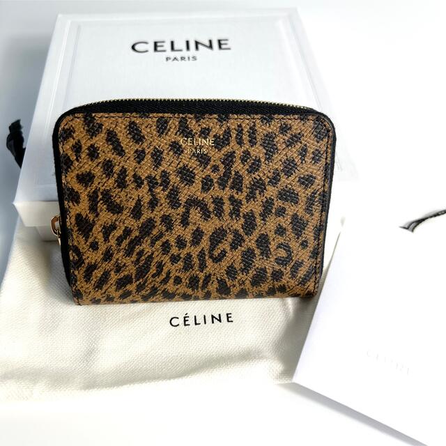 celine(セリーヌ)の☆レアデザイン【新品未使用】セリーヌ レオパード ジップウォレット レディースのファッション小物(財布)の商品写真