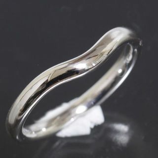 Tiffany & Co. - ティファニー カーブドバンド リング 9号 pt950 2mm