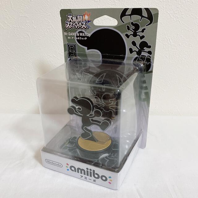 任天堂(ニンテンドウ)のamiibo Mr.ゲーム＆ウォッチ(大乱闘スマッシュブラザーズシリーズ) エンタメ/ホビーのフィギュア(ゲームキャラクター)の商品写真