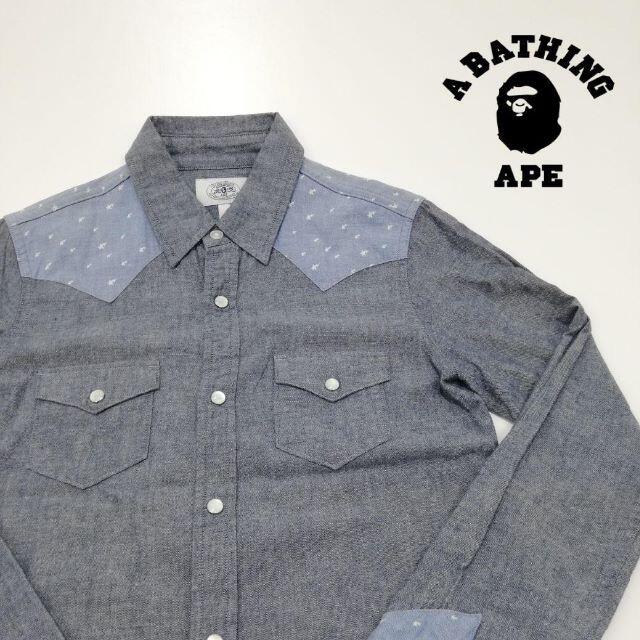 A BATHING APE(アベイシングエイプ)のA BATHING APE アベイシングエイプ L/S Shirt メンズのトップス(シャツ)の商品写真