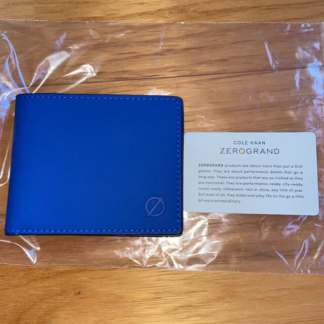 Cole Haan(コールハーン)の新品   コールハーン  ゼログランド レザー  二つ折り財布  財布 メンズのファッション小物(折り財布)の商品写真