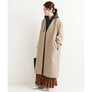 ◆にこさま専用◆IENA MANTECOノーカラーコート◆美品◆サイズ34レディース