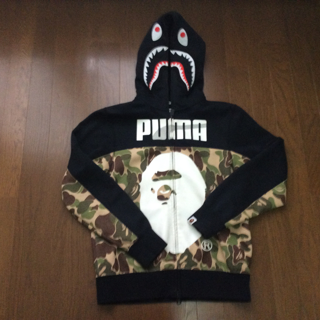 A BATHING APE - プーマ Puma シャークパーカー a bathing ape×puma の