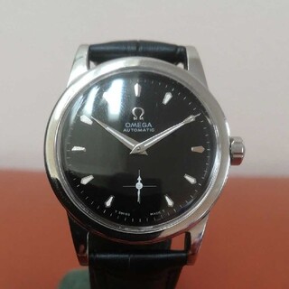 オメガ(OMEGA)のオメガ 　ビンテージ　　黒文字盤　　１９４０年代(腕時計(アナログ))
