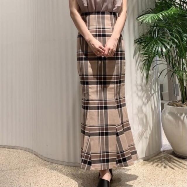 SNIDEL - 【新品✴︎人気完売】SNIDEL♡ ハイウエストタイトヘムフレアチェックスカート