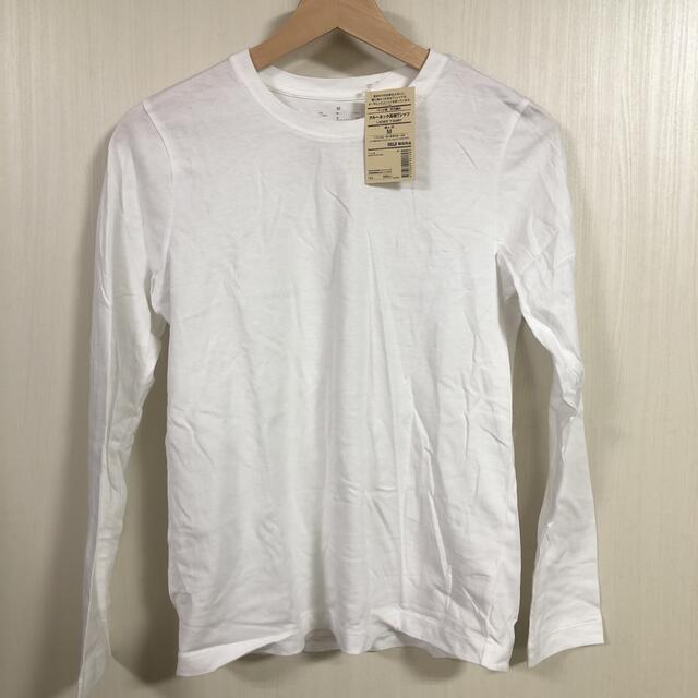 MUJI (無印良品)(ムジルシリョウヒン)の無印良品　クルーネック長袖Tシャツ レディースのトップス(Tシャツ(長袖/七分))の商品写真