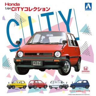 アオシマ(AOSHIMA)の1/64 HONDA CITY コレクション　4種 カプセルトイ アオシマ(ミニカー)