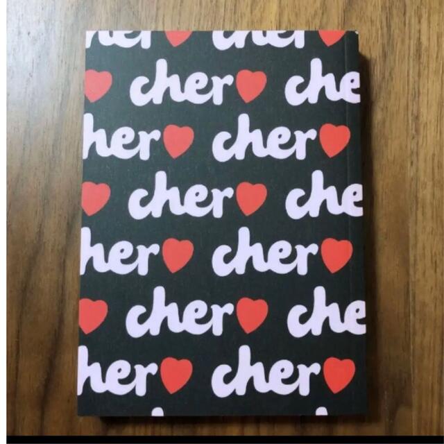 Cher(シェル)のcher×NYLONJAPANスペシャルコラボノート インテリア/住まい/日用品の文房具(ノート/メモ帳/ふせん)の商品写真