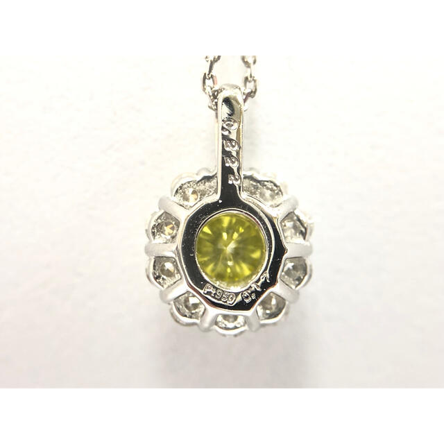 0.222 FANCY DEEP GREENISH YELLOW ネックレス オリジナル16000円引き