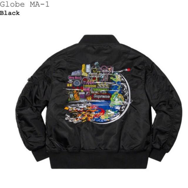 Supreme Globe MA-1 Black