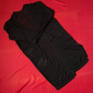 ユニクロ(UNIQLO)のUNIQLO ブラックロングカーディガン(カーディガン)