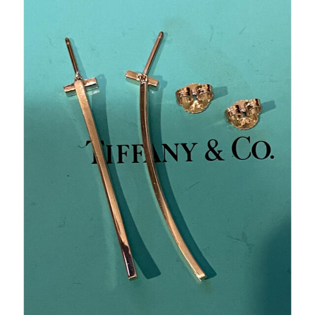 Tiffany & Co.(ティファニー)の美品　ティファニー　Tワイヤー　ピアス　シルバー925 ネックレス　 レディースのアクセサリー(ピアス)の商品写真