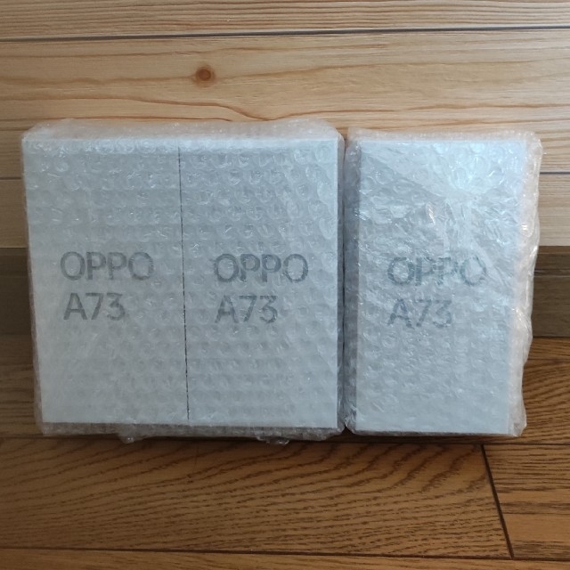 【新品・未開封】OPPO A73 SIMフリー オッポ ダイナミックオレンジ3台
