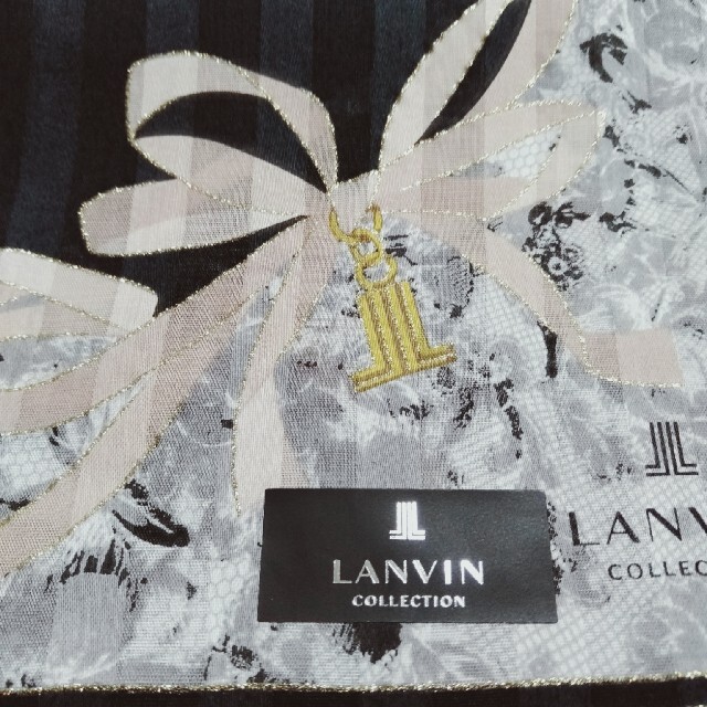 LANVIN COLLECTION(ランバンコレクション)のP 106　ランバンハンカチ レディースのファッション小物(ハンカチ)の商品写真