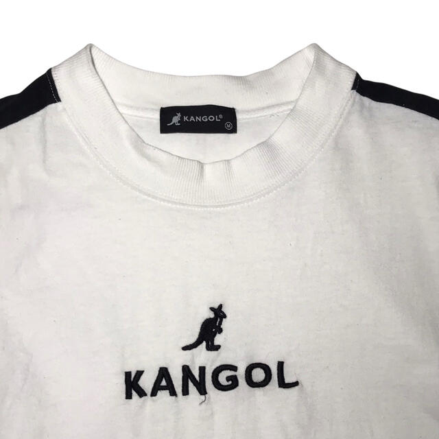 KANGOL(カンゴール)の【希少】カンゴール KANGOL Tシャツ M 白 ホワイト 古着 90s メンズのトップス(Tシャツ/カットソー(半袖/袖なし))の商品写真