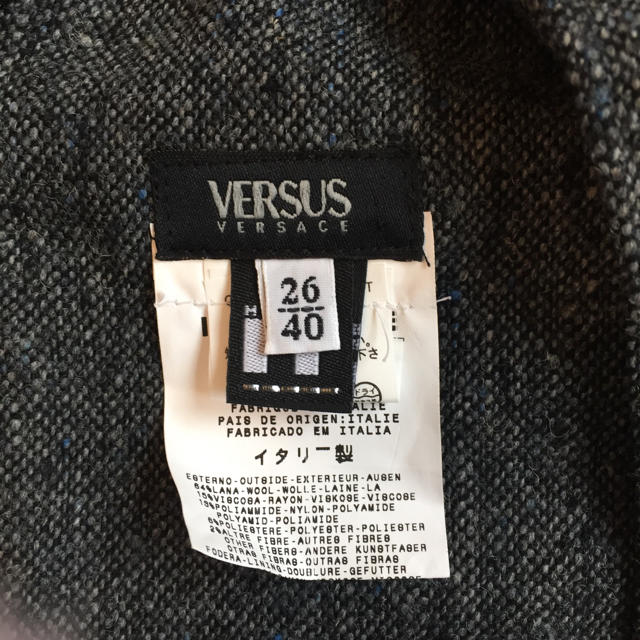 VERSUS(ヴェルサス)のVERSUS ブラック ツィード調ワンピース レディースのワンピース(ひざ丈ワンピース)の商品写真