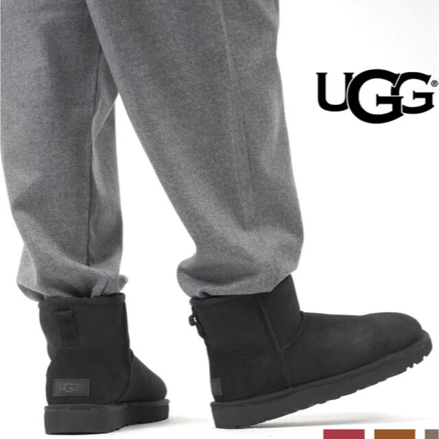 短時間2回着用のみ! 【UGG/アグ】 classic Mini 2:ブーツ - ブーツ