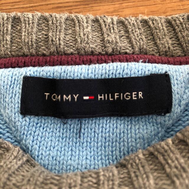 TOMMY HILFIGER(トミーヒルフィガー)のトミーフィルフィガー　綿100%ニット キッズ/ベビー/マタニティのキッズ服男の子用(90cm~)(ニット)の商品写真