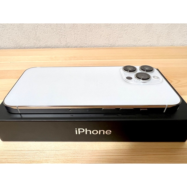 ほぼ新品 SIMフリー iPhone 13 Pro 128GB シルバー 4