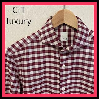 ユナイテッドアローズ(UNITED ARROWS)のCiT luxury  チットラグジュアリー　長袖ワイシャツ　ワイドカラー(シャツ)