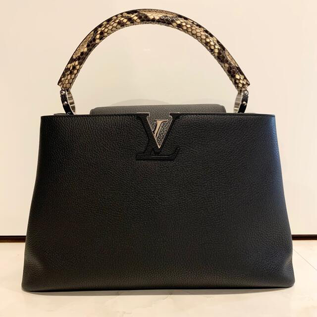 驚きの価格 新品未使用品✨LOUIS VUITTON カプシーヌ パイソン