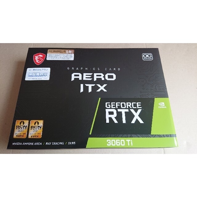 未開封送込 MSI GeForce RTX 3060 Ti AERO ITX