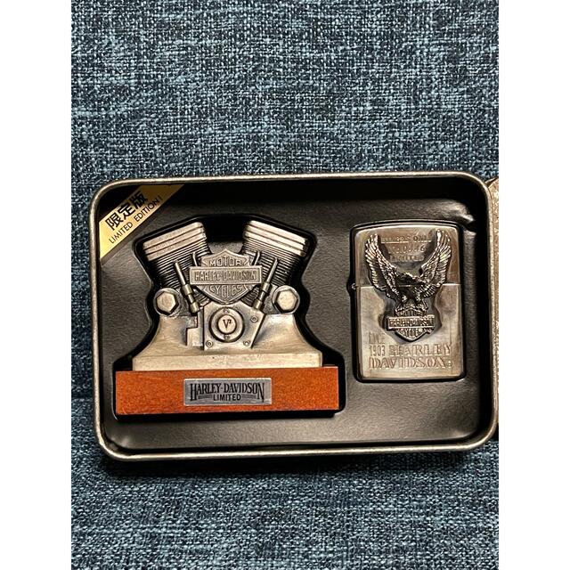 Zippo ハーレーダビッドソン　限定品 台座付き 2992