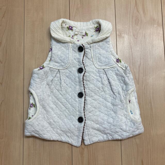 Biquette Club(ビケットクラブ)の［再値下げ］Biquette Club ベスト　サイズ100 キッズ/ベビー/マタニティのキッズ服女の子用(90cm~)(ジャケット/上着)の商品写真